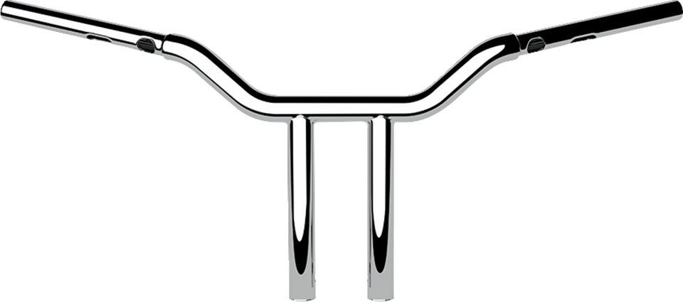 Handlebar - One-Piece Kagefighter - 12" x 1-1/4" - Chrome - Lutzka's Garage