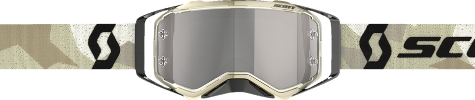 Prospect Goggles - Camo Beige/Black - Silver Chrome Works