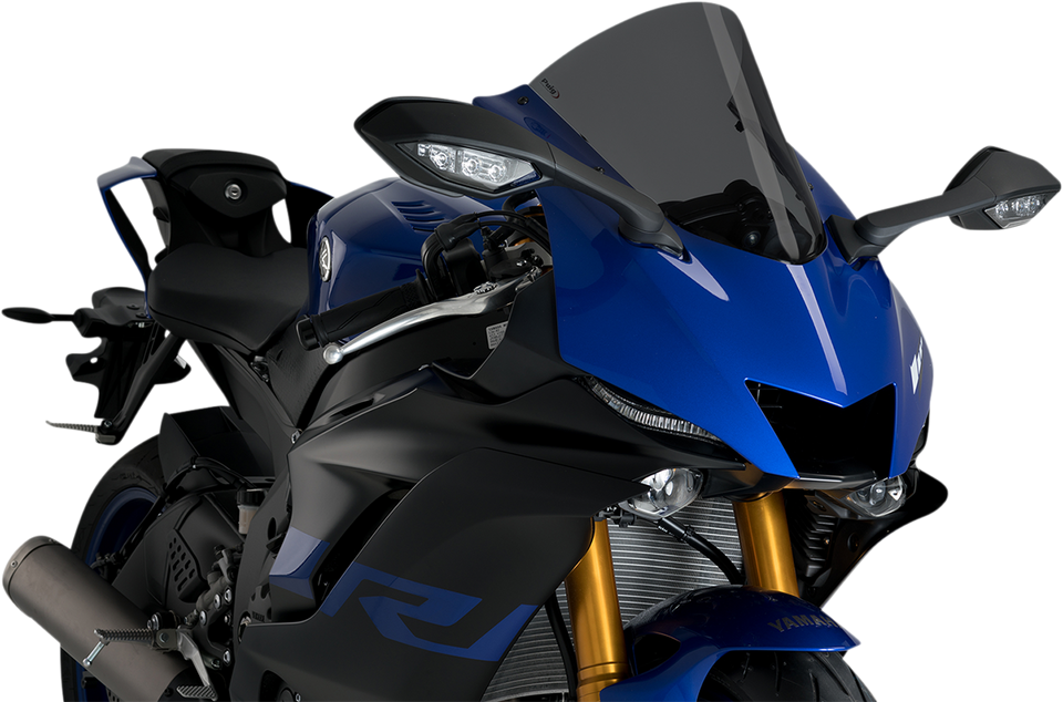 Race Windscreen - 14-1/2" - Dark Smoke - YZF-R6 - Lutzka's Garage