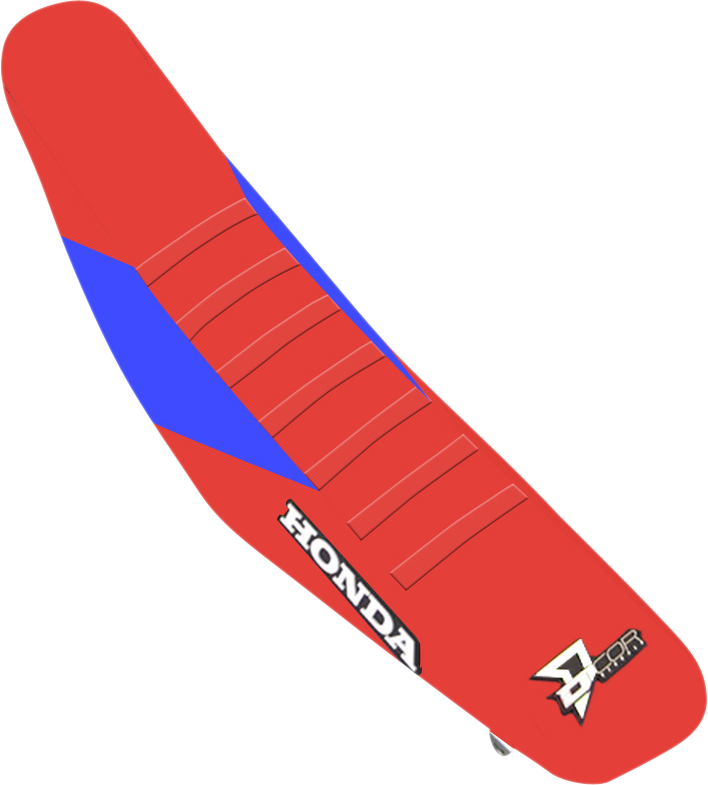 Seat Cover - Red/Blue - CRF 17-21 - Lutzka's Garage