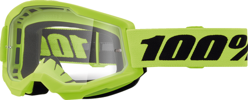 Strata 2 Junior Goggle - Neon Yellow - Clear - Lutzka's Garage