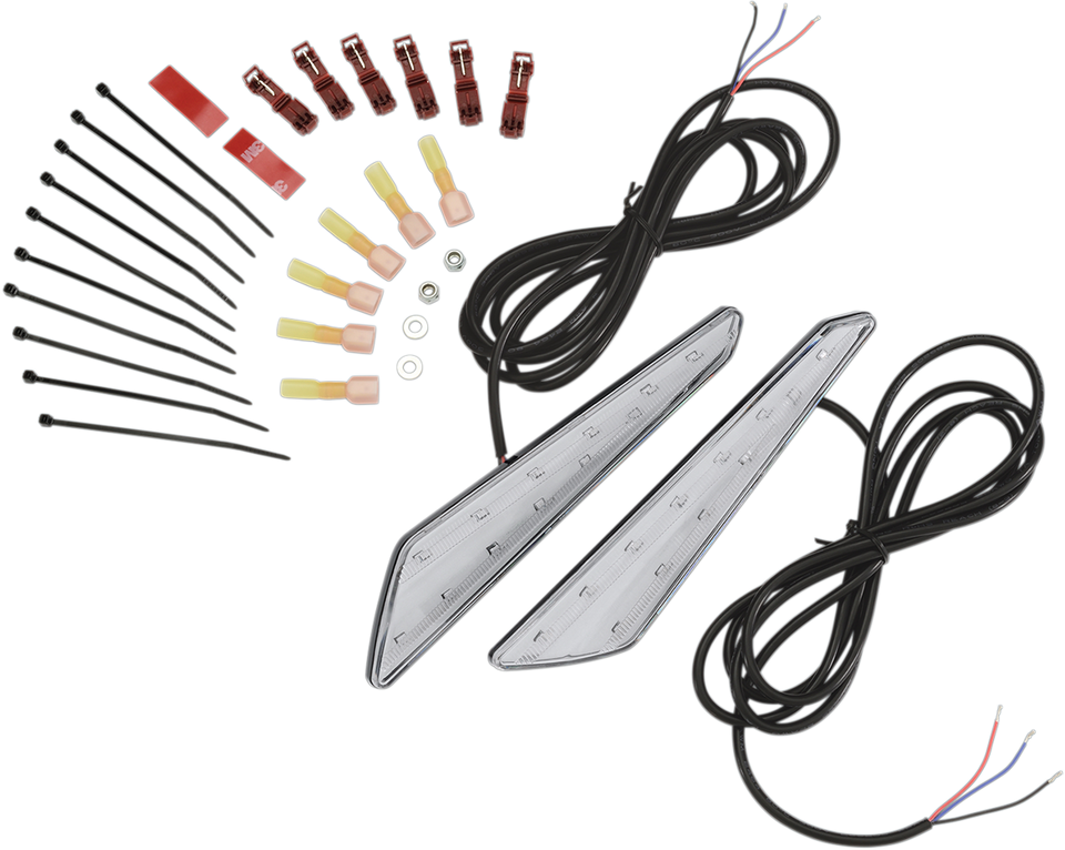 LED Marker Lights - Clear Lens/Red LEDs - GL1800