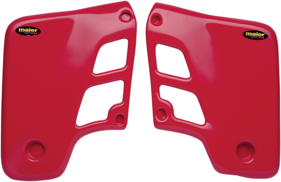 Radiator Scoops - CR500 86-88 - Red - Lutzka's Garage