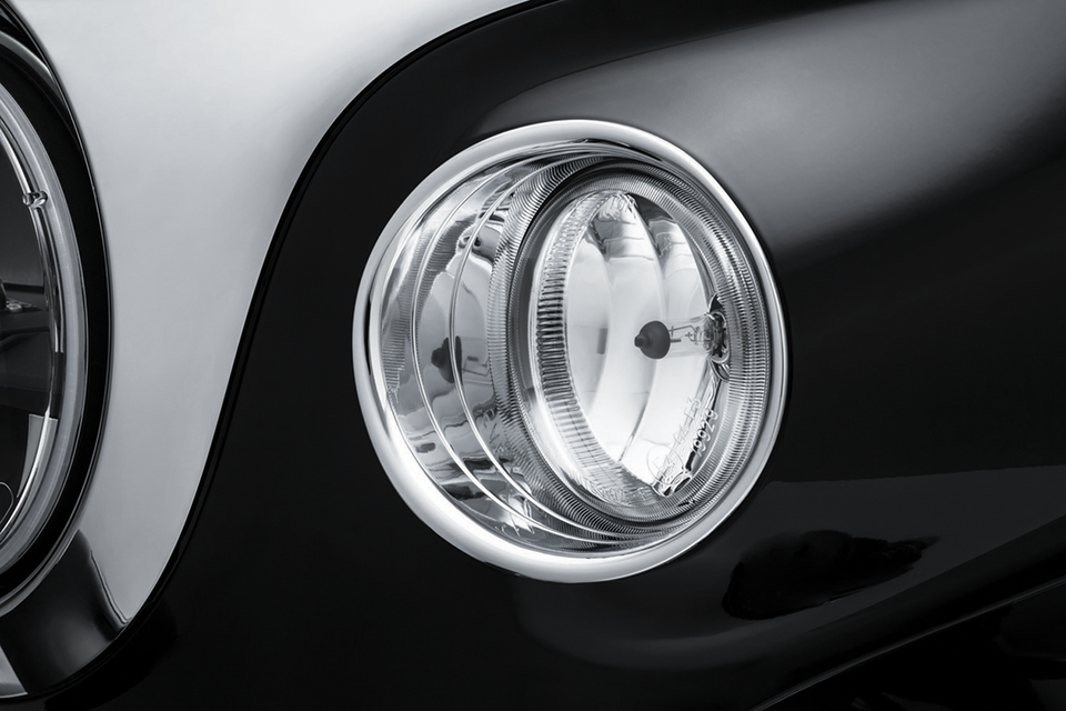 Driving Light Bezels - Chrome - Lutzka's Garage