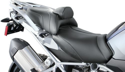 Adventure Tour Seat - Standard - Lumbar Backrest - Black - R1200GS 13-19 - Lutzka's Garage