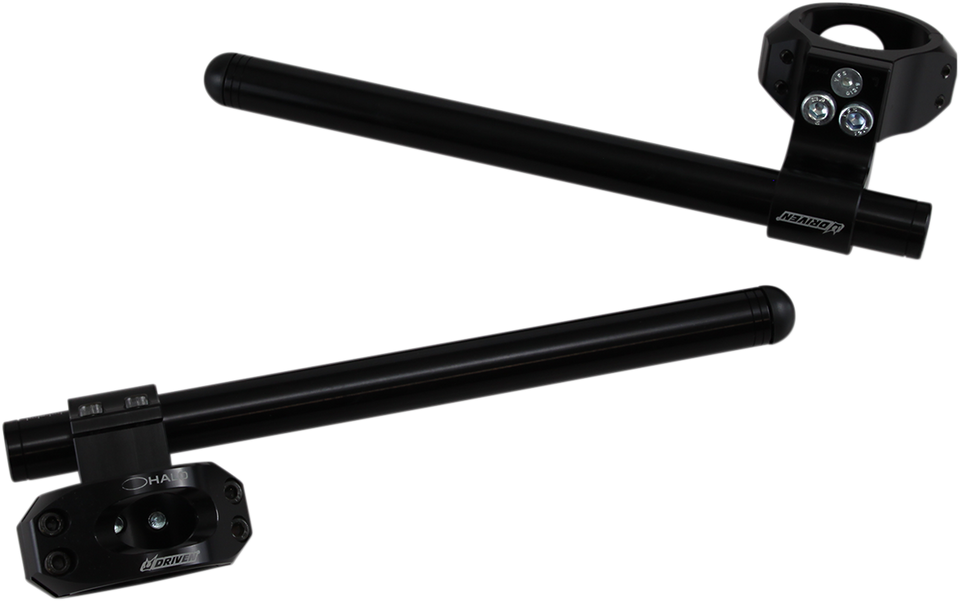 Handlebar - Clip-On - Halo - Riser - 50 mm - Black - Lutzka's Garage