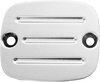 Master Cylinder Cover - Milled - Chrome - Lutzka's Garage