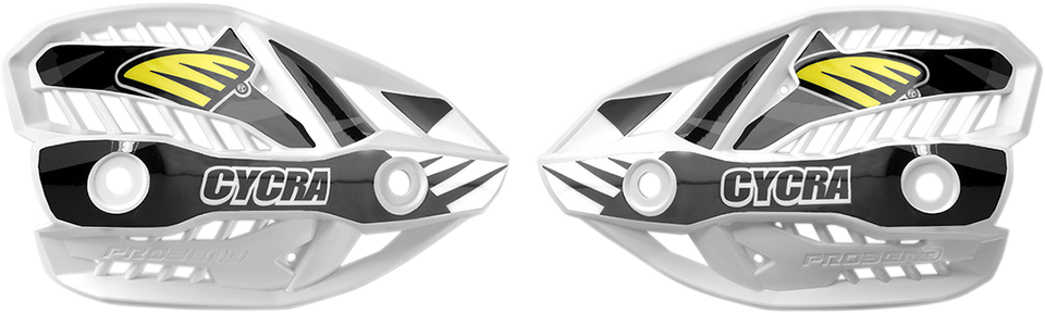 Handshields - No Cover - Replacement - White - Lutzka's Garage