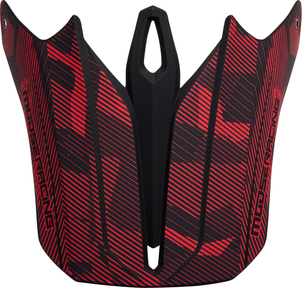 F.I. MIPS® Visor Kit - Agroid Camo - Red/Black - Lutzka's Garage