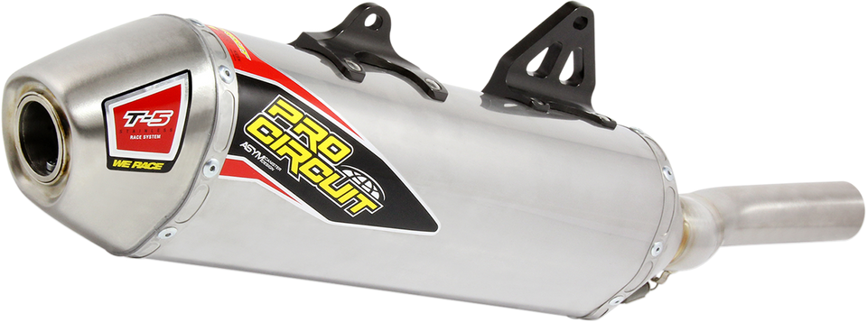 T-5 Mechanical Muffler - Stainless Steel - KLR650 - Lutzka's Garage