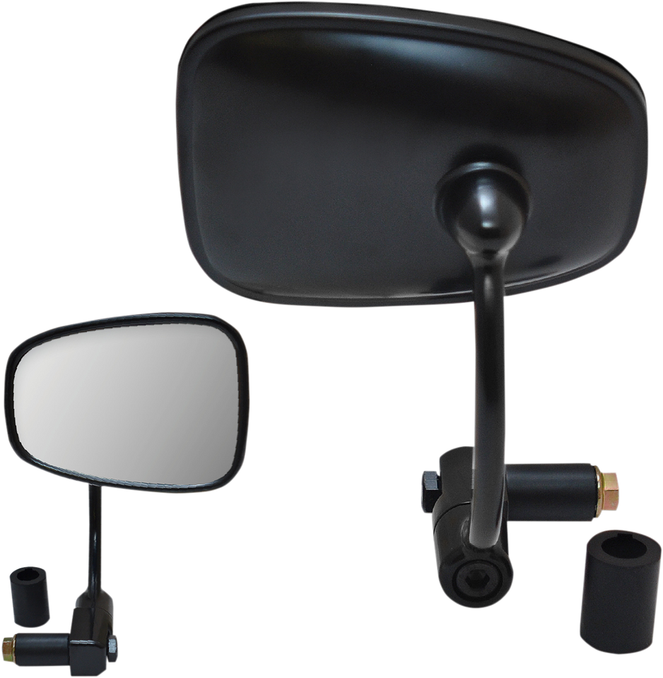 Mirror - Bar End - Semi-rectangular - 7/8" - Lutzka's Garage