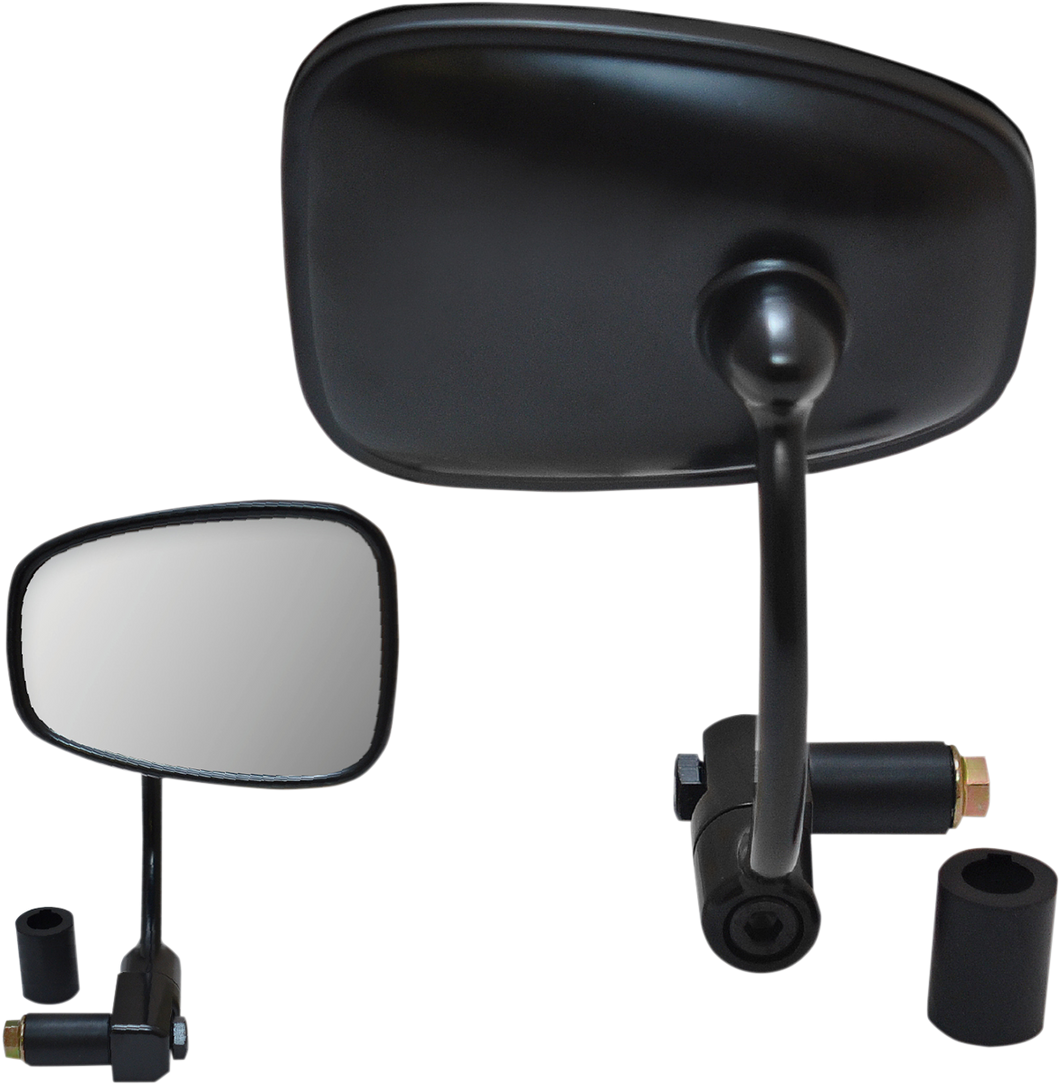 Mirror - Bar End - Semi-rectangular - 7/8