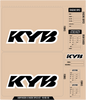 KYB Decal Kit - Black - Lutzka's Garage