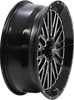 Wheel - Momentum - Front/Rear - Black/Milled - 18x6.5 - 4/137 - 4+2.5 (+10 mm)