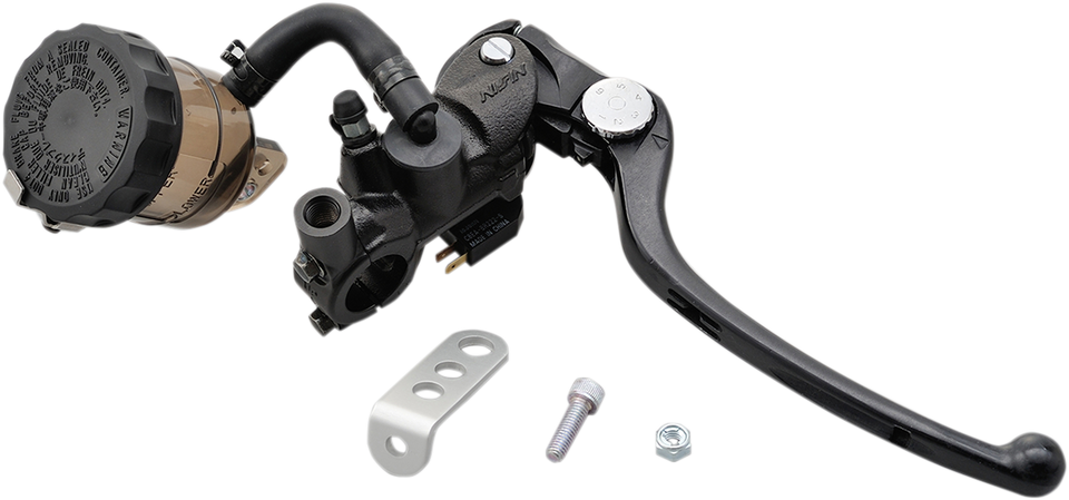 Master Cylinder - Radial - 19 mm - Black/Black - Smoke Reservoir - Lutzka's Garage