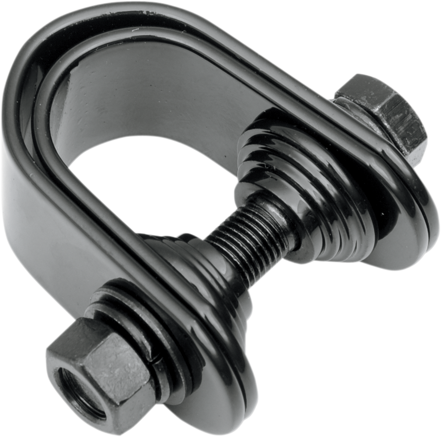 Mini Speedometer/Tachometer Clamp - For 1"/1.25" Tube - Gloss Black - Lutzka's Garage