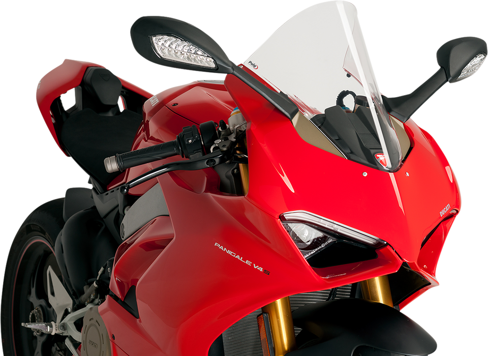 Race Windscreen - 15-3/4" - Clear - Ducati - Lutzka's Garage