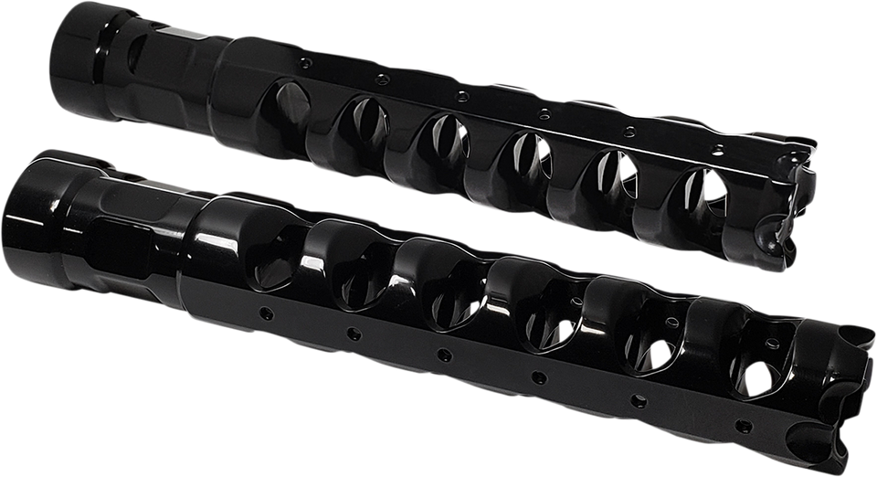 Muzzle Break Footpegs - Rigid Mount - Black - Lutzka's Garage