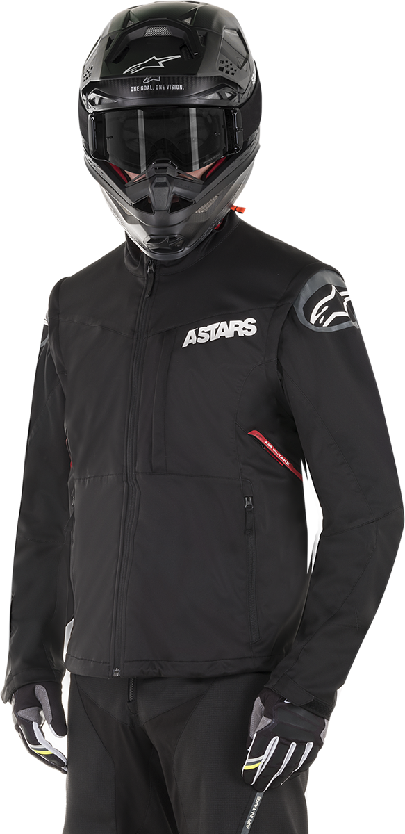 Session Race Jacket - Black/Red - Medium - Lutzka's Garage