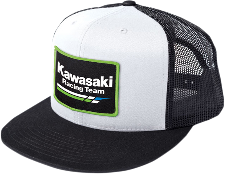 Kawasaki Racing Hat - Black/White - Lutzka's Garage