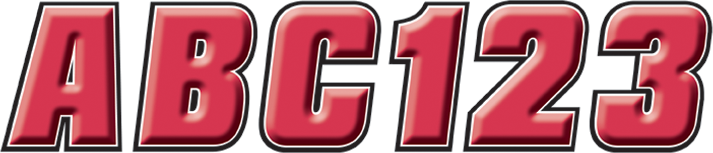 Sticker Kit - 2" - Red/Black - Lutzka's Garage