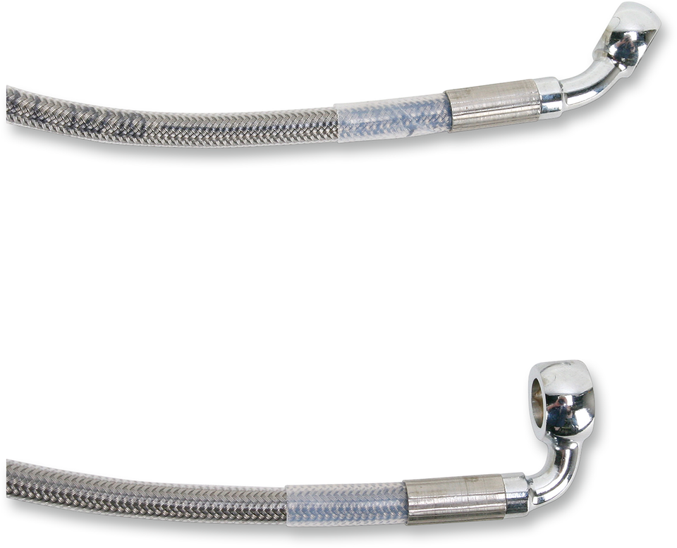 Brake Line - Front - +4" - Stainless Steel - Lutzka's Garage