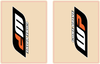 Upper Fork Decal - WP - Orange/Black - Lutzka's Garage