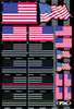 Decal Sheet - FX USA Flags