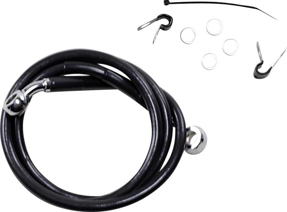 Brake Line - Front - Black - +2" - XL - Lutzka's Garage