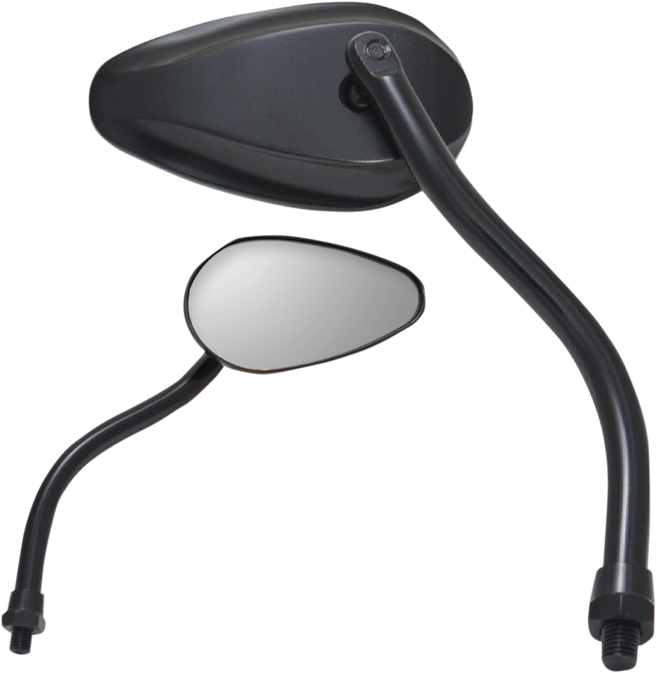 Mirror - Teardrop - Black - Lutzka's Garage