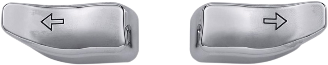 Turn Signal Switch Extension Caps - Chrome - Lutzka's Garage