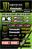 Decal Sheet - Monster Kawasaki