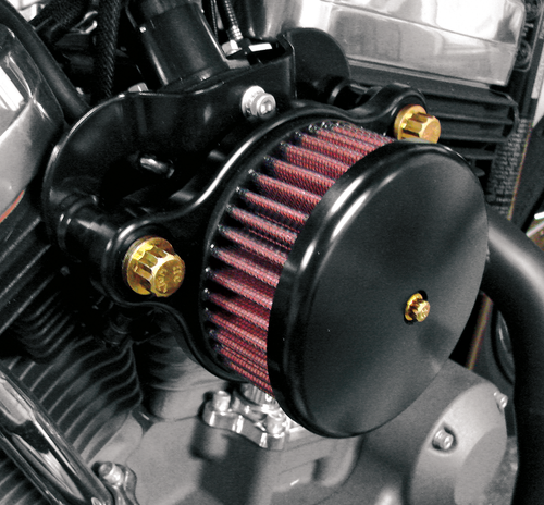 High-Performance Air Cleaner Assembly Kit - Smooth Black - Lutzka's Garage