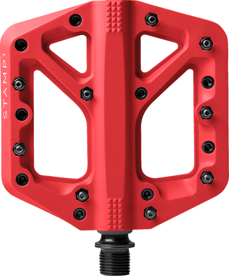 Stamp 1 Pedal - Small - Red - Lutzka's Garage