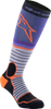 MX Pro Socks - Black/Gray/Purple/Orange - Medium - Lutzka's Garage
