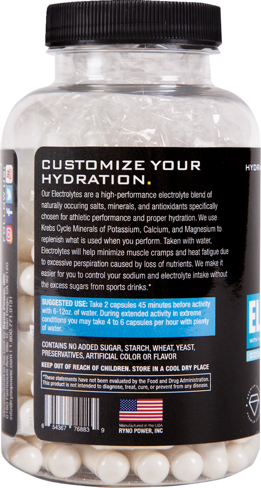 Electrolyte Capsules - 100 ct. Bottle