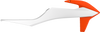 Radiator Cover - Orange/White - KTM - Lutzka's Garage
