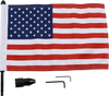 Saddlebag - Fixed Upright Flag Mount - 1/2" Bar - 10" X 15" Flag