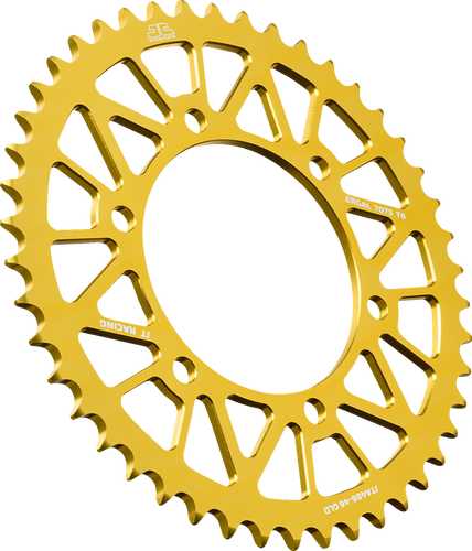 Rear Sprocket - Aluminum - 46 Tooth - Gold - KLE 300/FZ6 - Lutzka's Garage