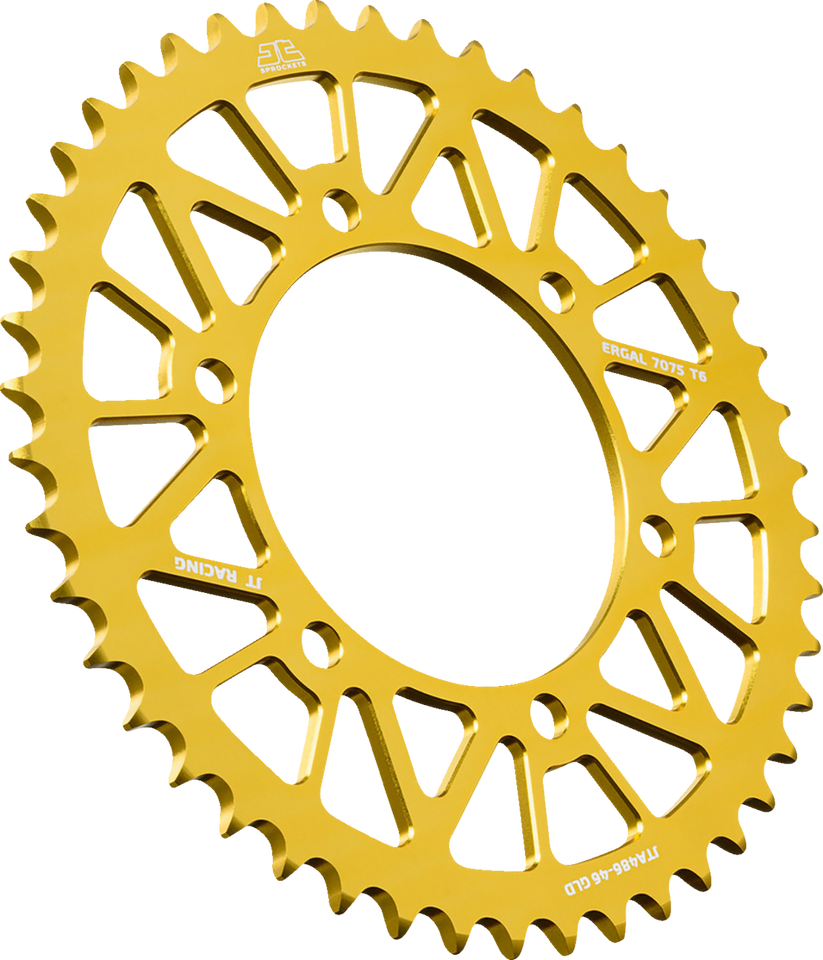 Rear Sprocket - Aluminum - 46 Tooth - Gold - KLE 300/FZ6 - Lutzka's Garage