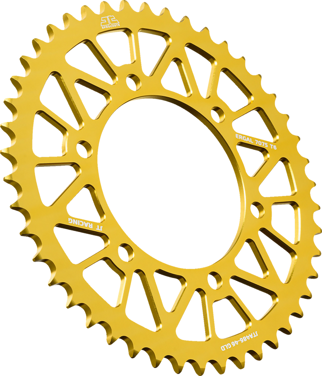 Rear Sprocket - Aluminum - 46 Tooth - Gold - KLE 300/FZ6 - Lutzka's Garage
