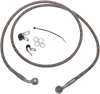 Brake Line - Front - +8" - Stainless Steel - XL - Lutzka's Garage