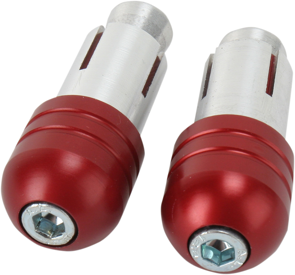 Handlebar Ends - Red - Lutzka's Garage