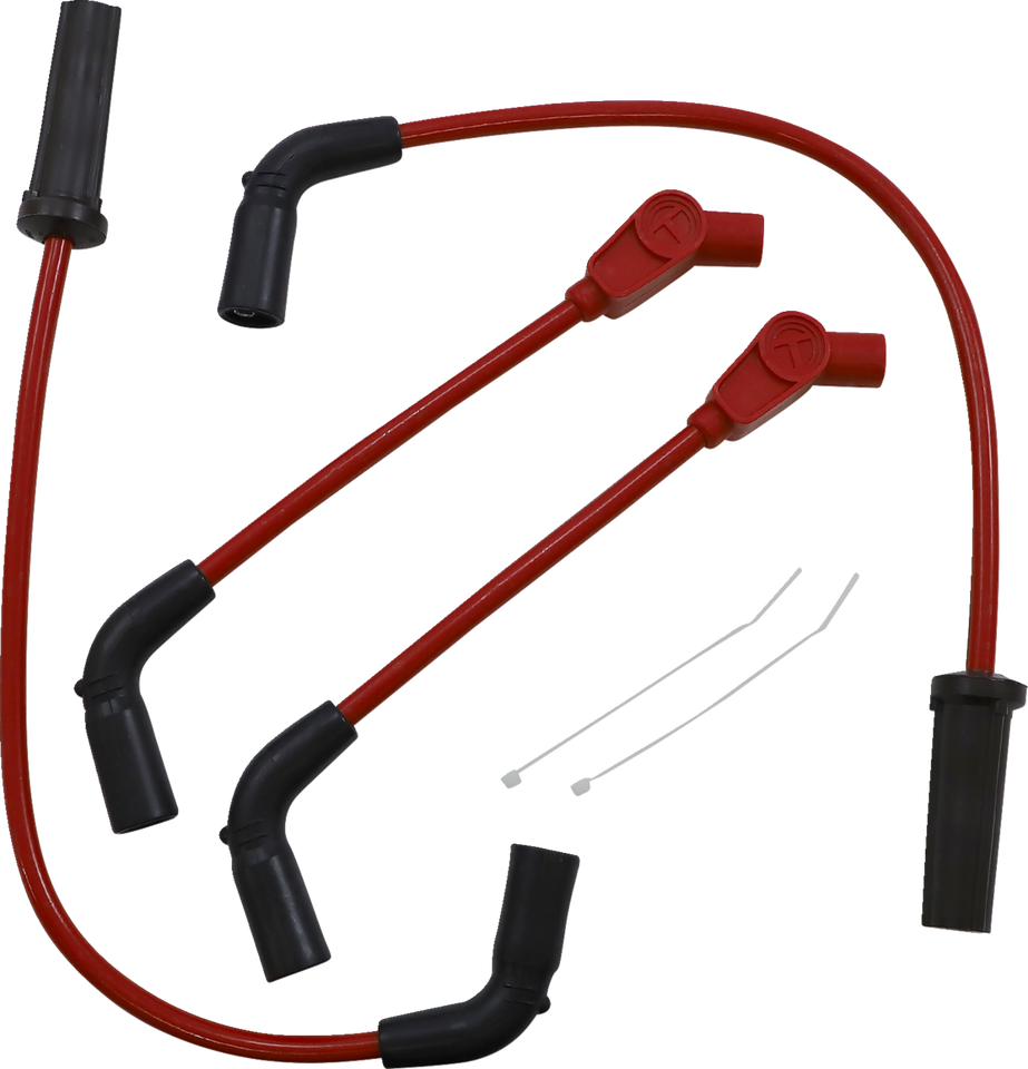 Spark Plug Wire - 8 mm - Red - Lutzka's Garage