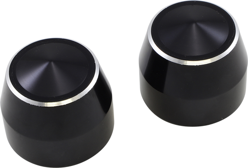 Axle Caps - Black - Elite - 25 mm - Lutzka's Garage