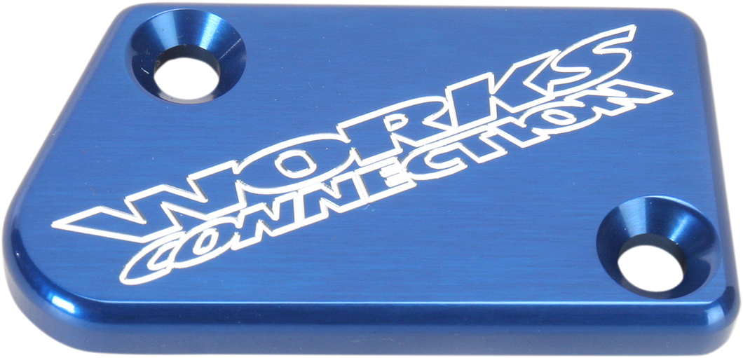 Brake Cover - Billet - Blue - Lutzka's Garage