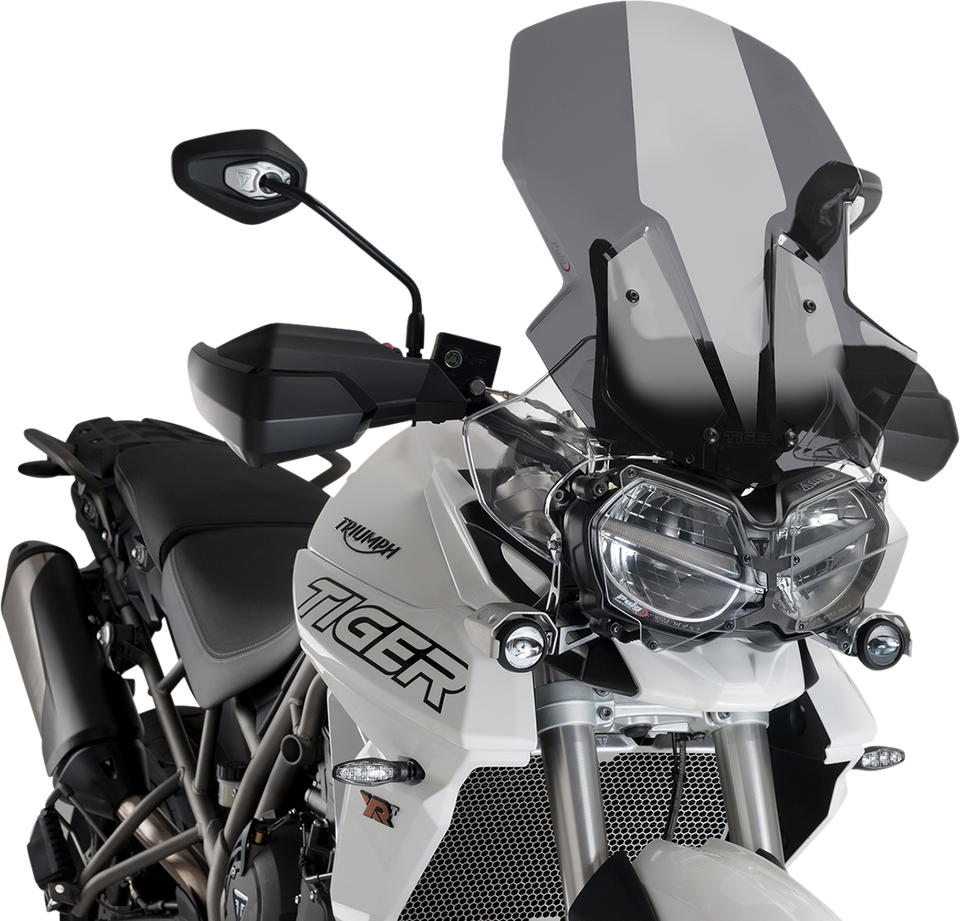 Race Windscreen - 21-5/8" - Dark Smoke - Tiger - Lutzka's Garage