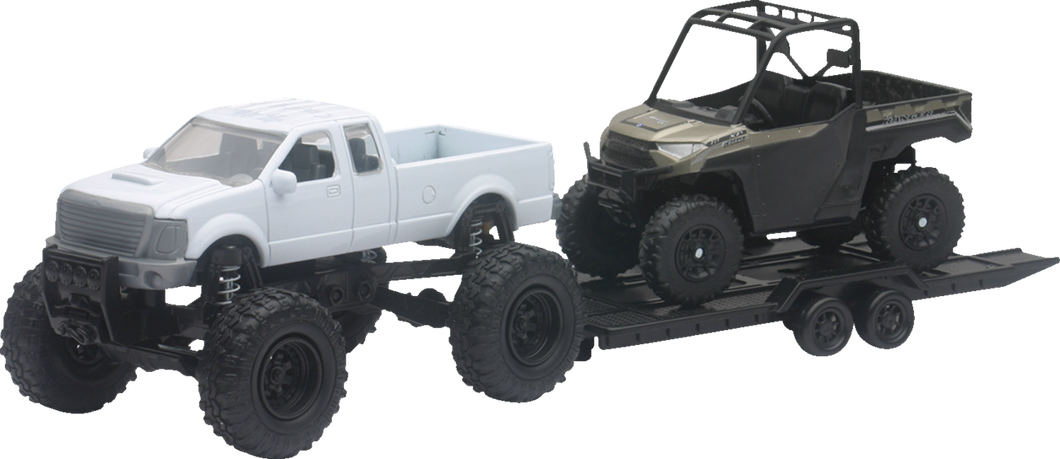 Pick Up w/ Polaris Ranger XP1000 EPS - Black/White/Red - Lutzka's Garage