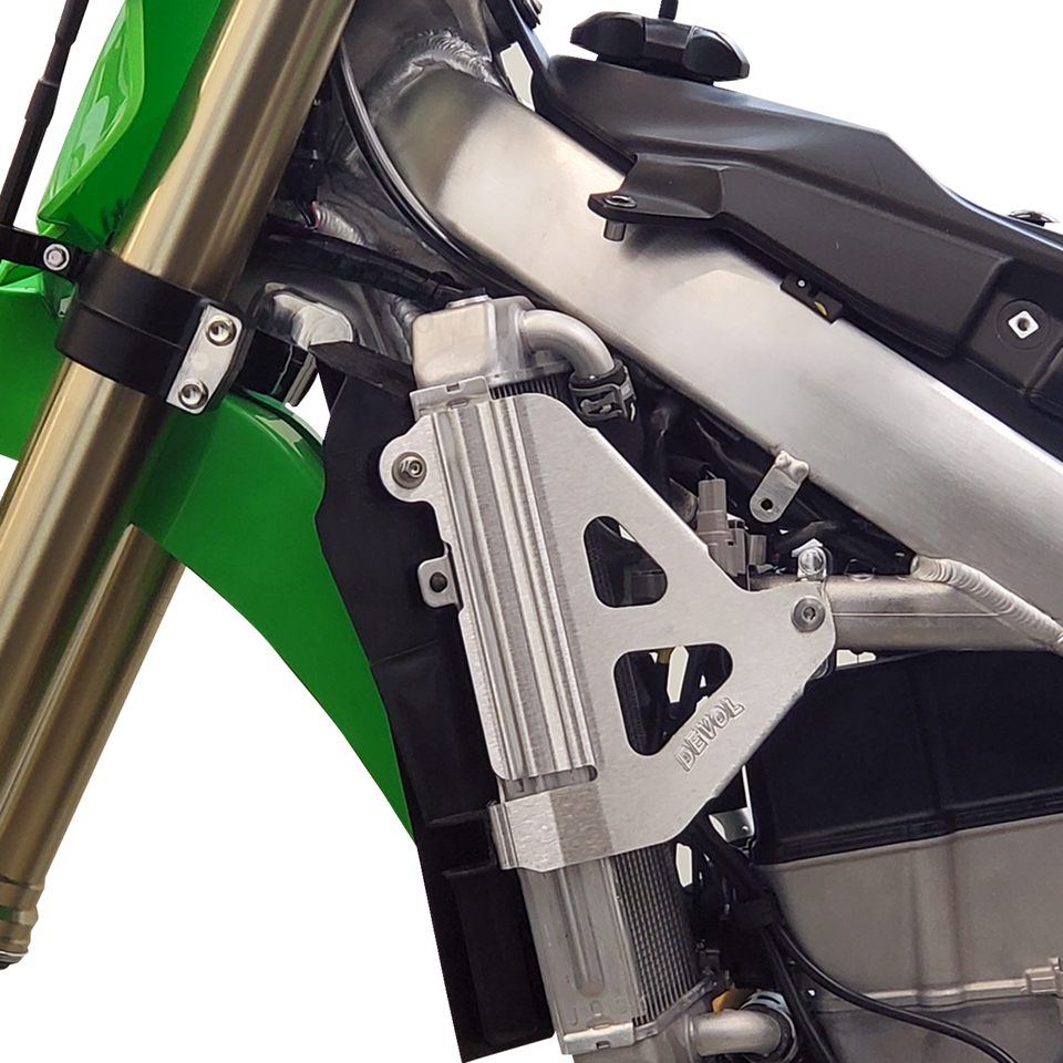 Radiator Race Brace Set - Kawasaki