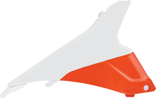 Airbox Cover - OEM White/Orange - KTM